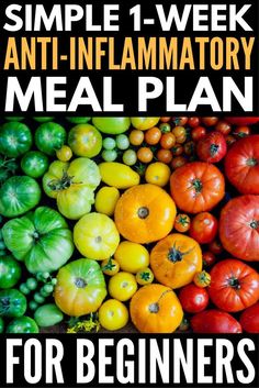 Meal Plan For Beginners, Inflammatory Recipes, Ginger Benefits, 7 Day Meal Plan, Inflammatory Diet, Anti Inflammation, Boost Your Immune System