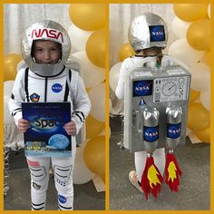 Astronaut Diy, Astronaut Outfit, Galaxy Party, Astronaut Party, Book Day Costumes