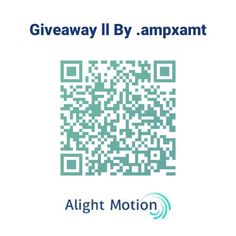 a qr code with the words, giveaway by ampamant and an image of