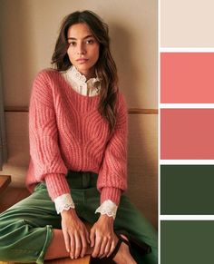 Contrast Outfit, Autumn Color Palette Fashion, Yarn Color Combinations, Mix Match Outfits, Colour Combinations Fashion, Color Combos Outfit, Mode Kimono, Color Combinations For Clothes, Fall Color Palette