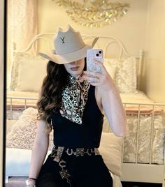 Black Hat Cowgirl Outfit, Christmas Western Outfits Women, Cowgirl Core Aesthetic, Country Attire For Women, Vaquera Outfit With Skirt, Plaid Cowgirl Outfit, Outfit Rancho Mujer, Dressy Country Outfits Women, Vaqueras Aesthetic