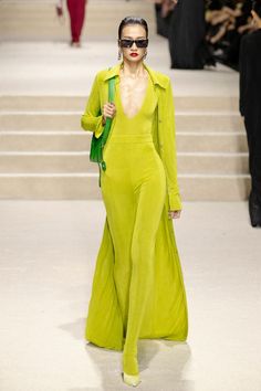 Cong Tri, Jersey Cardigan, Fashion Trend Forecast, Jersey Jumpsuit, Modern Feminine, Wear Green, Trend Forecasting, Marchesa, Dark Fashion