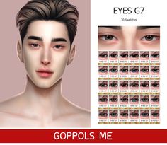 an image of the eyes g7 by goppols me for the simsess