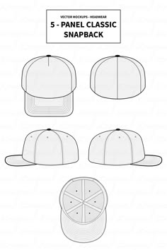 🧢 This is a Vector Template/Mockup for a Five Panel Cap. Download and customize with ease! This mockup package features editable *.ai and *.eps files compatible with Adobe Illustrator and/or CorelDraw. Explore the flexibility to modify, resize, and adjust colors according to your preferences using these adaptable design files. 📥 This is a Digital Product - No Physical Shipment Important: This is not a pattern. Please read the description attentively! Due to the nature of digital items, they ar Cap Template, 5 Panel Cap Pattern, Hat Mockup, Adjustable 5-panel Hat For Fan Merchandise, Cap Mockup, Adjustable Six-panel Hat With Logo Print, 5-panel Baseball Cap For Sports, Adjustable 5-panel Hat With Graphic Print, Five Panel Cap