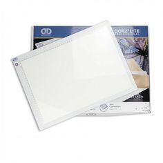 a white folder with two different pictures on it and one has a clipboard attached to the