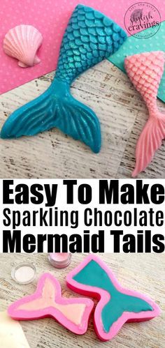 Mermaid Chocolate, Stylish Cravings, Mermaid Party Food, Mermaid Tales, Tail Mermaid