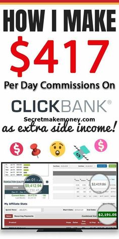 Click Bank, Clickbank Affiliate, Side Income, Affiliate Marketer