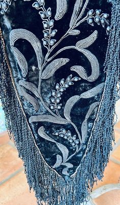 Exceptional Antique Victorian Black Velvet Embroidered Braided Mantle Cape | eBay