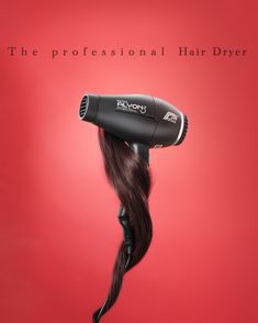 Lock Of Hair, Red Backdrop, Products Photography, Professional Hair Dryer, Hair Locks, Ad Creative, Hair Styler, Blow Dryer, Creative Ads