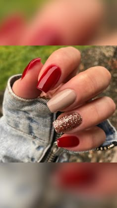 Unghie Sfumate, Christmas Gel Nails, Xmas Nails