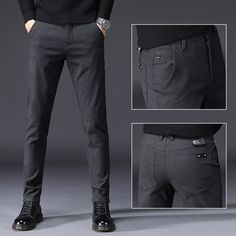 Smart Casual Trousers, Casual Trousers For Men, Casual Pants Men, Black Outfit Men, Mens Smart Casual Outfits, Stylish Hoodies