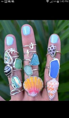 So pretty Jewelry Goals, Salty Soul, Mermaid Ring, Shell Ring, Jewelry Auction, Shell Jewelry, Dream Jewelry, Jewelry Inspo, Summer Jewelry