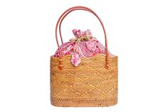 Simple Basket Shoulder Tote Bag – The Artisan & Company Top Handle Straw Shopping Bag, Straw Top Handle Shopping Bag, Casual Crochet Top Handle Bag With Bamboo Handle, Casual Crochet Bag With Bamboo Handle, Casual Crochet Top Handle Bag With Bamboo, Casual Straw Bag With Bamboo Top Handle, Top Handle Rattan Travel Bag, Handheld Straw Bag With Braided Handles For Shopping, Travel Top Handle Rattan Bag