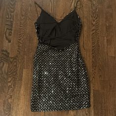 Nwt Black Open Back Mini Dress Sz M Open Back Mini Dress, Windsor Dresses, Dresses Backless, Windsor, Open Back, Black Silver, Long Hair, Colorful Dresses, Black Dress