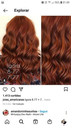 Red Hair Inspiration, Beauty Hair Color, Red Hair Inspo, Hair Color Options, Hair Color Formulas, Ginger Hair Color, Hair Makeover, Auburn Hair, Hair Color And Cut