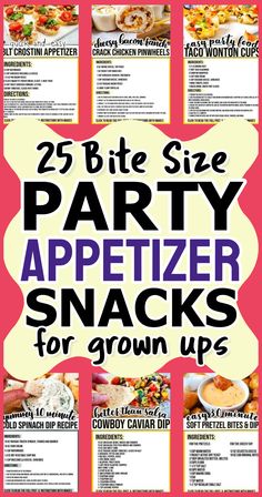 appetizer snacks Adult Party Food, Bruschetta Board, Easy Party Appetizers, Bite Size Appetizers Easy, Quick Appetizer Recipes, Bite Size Appetizers, Appetizers Easy Finger Food, Finger Foods Easy, Party Appetizers Easy