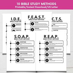 the 10 bible study method for kids to learn how to read them and use it