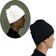 PRICES MAY VARY. ENHANCED VISIBILITY: Reflective line are knitted in the full hat, 360 degree protection, the reflective threading will light up (see main photo*) when cars headlights or street lights shine on it, ensure safety during early morning walking, running at night or late afternoon workouts, dinner walks. Our beanie looks great on guys and girls, comfort, warmth, and breathability make this hat an essential part of your outdoor gear, great for cold weather in winter KEEP WARM: Our 360 Cap Business, Black Beanie, Reflective Material, Fishing Hat, Knit Hats, Athletic Sports, Work Safety, Knit Cap, Knit Hat