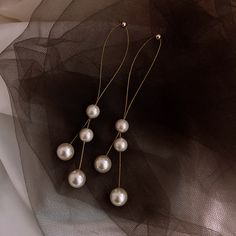 Pearl Earrings Long Drop Earrings, Quality Assurance, You Bag, All Products, Pearl Necklace, Pearl Earrings, Drop Earrings, Technology, Film