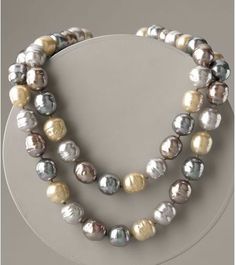 Stunning Baroque Pearls Pearl Necklaces, Necklace Pearl, Epilator, Baroque Pearls, Necklace Designs