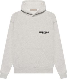 Buy Fear of God Essentials Hoodie 'Light Oatmeal' - 192BT212112F | GOAT Size small Essentials Hoodie, Fear Of God Essentials, Nike Shox, Nike Air Huarache, Fear Of God, Nike Blazer, Mens Essentials, Nike Air Max 97, Travis Scott