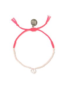 Introducing the Pearly Beach Bracelet! With delicate teeny tiny pearls, this playful bracelet has an adjustable drawstring closure for the perfect fit. The perfect accessory for a day at the beach, or wherever your adventurous spirit takes you! 6" Adjustable pink threadwork Drawstring closure (extendable up to 8") Silver plated brass hardware Freshwater pearls Mother of pearl charm Handmade in New York City and Puerto Rico. Due to the handmade nature of our products, some charms may vary in colo Beach Bracelet, Beach Bracelets, Beach Necklaces, A Day At The Beach, Jewelry Accessories Ideas, Hair Rings, Day At The Beach, Pearl Charms, Brass Hardware