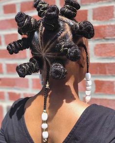 Bantu Knots With Braids, Afro Hair Styles, Bantu Knots Hairstyles, Bantu Knot Hairstyles, Hairstyles With Braids, Hair Knot, Bantu Knots, Natural Hair Styles Easy, Natural Hair Braids