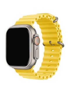 Amarelo  Collar  Silicone  Smartwatch Band Embellished New Apple Watch, Apple Watch Accessories, Antique Clock, Watch Ultra, Watch Accessories, Apple Watch Strap, Vintage Clock