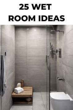 25 wet room ideas with a modern and minimalist bathroom. Compact Bathroom