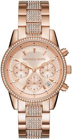 Michael Kors Watch Ritz Chronograph Ladies MK6485 Watch | Jura Watches Swiss Army Watches, Watches Women, Crystal Watches, Jewelry Companies, Supply Chain, Swiss Watches