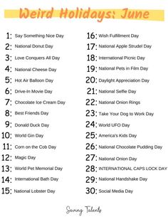 the national holiday calendar is shown here