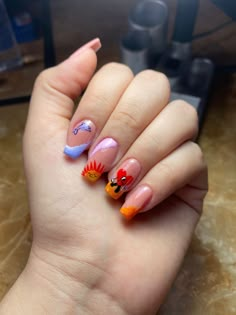 Cartoon Art Styles Nails, Bad Bunny Short Nails, Bad Bunny Makeup Look, Bad Bunny Concert Makeup