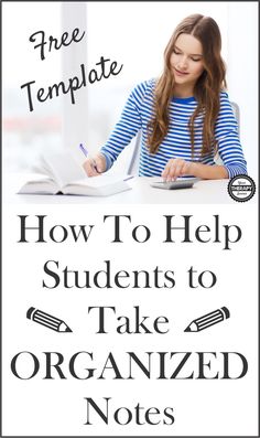 Help Students to Take Organized Notes Occupational Therapy Activities