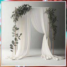 Looking for inspiration for your special day? Check out these stunning wedding arch ideas that will make your ceremony unforgettable. From rustic wooden arches to elegant floral arrangements, find the perfect backdrop for saying "I do." Whether you're planning a boho beach wedding or a classic garden ceremony, these wedding arch ideas are sure to impress. Say "yes" to the perfect wedding arch for your big day! Classy Photo Booth Backdrops, Chiffon Arch Wedding, Wedding Arch Draping Ideas, Arch Draping Wedding, Simple Arch Decor, Minimalist Wedding Decor Outdoor, Small Wedding Backdrop, Wedding Arch Drapes, Minimalistic Wedding Arch