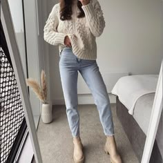 Bloggers Favorite. Sold Out. New With Tags Beige Boots Outfit, Vinter Mode Outfits, Outfit Botas, Beige Outfit, Fashion Weeks, Mode Inspo, Autumn Outfit, Outfit Casual, Winter Fashion Outfits