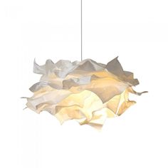 Creative cloud pendant light fashioned from delicate paper, the art decor cloud pendant light embodies a cloud-like form that imparts a light, airy ambiance. Its intricate folds contribute to a sense of depth and artistic expression, elevating this pendant lamp into a creative masterpiece. Ideal for minimalist living rooms, tranquil bedrooms, or stylish dining areas, this white lamp casts a soft, diffused glow that imbues spaces with a dreamy allure. A stunning focal point for enthusiasts of innovative design and serene beauty alike. Please note that your payment does not include customs duties, local taxes or other import charges. The order does not include bulbs. If you have any questions about our products, please contact us and we will get back to you within 24 hours. White flower pend Origami Chandelier, Art Deco Pendant Light, Paper Clouds, Cloud Pendant, Creative Origami, Tranquil Bedroom, Chandelier Decor, Art Decor Diy, Nordic Art