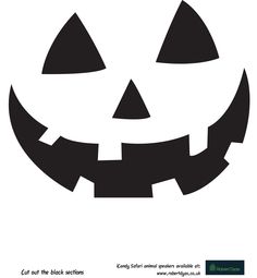 a black and white image of a jack o lantern