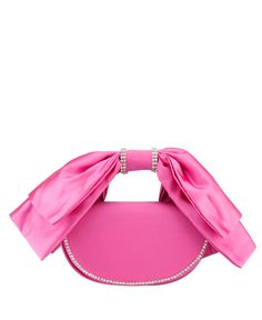 in stock Event Clutch Bags With Bow Detail, Pink Embellished Clutch Bag, Modern Luxury Pink Clutch, Modern Pink Luxury Clutch, Pink Bow Purse, Hot Pink Handbags, Hot Pink Shoes, Bow Clutch, Nina Shoes