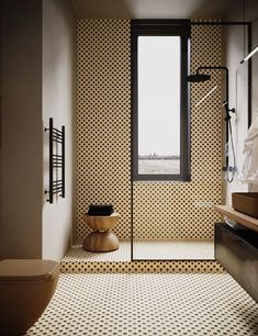 an image of a bathroom setting that is featured in the magazine voque referencee