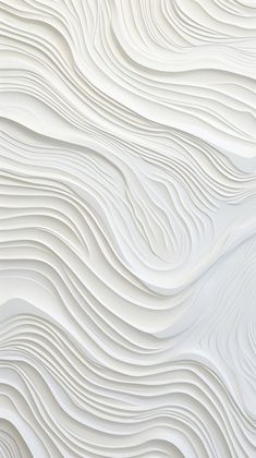 an abstract white wallpaper with wavy lines on the top and bottom, as if it is