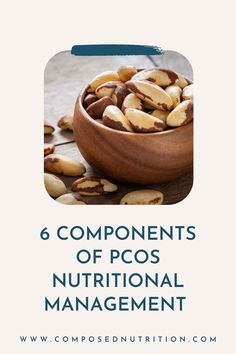 In this post you’ll learn about the components of nutritional management for PCOS to improve symptom management! Learning about managing PCOS is one way to balance hormones, improve menstrual regularity, and reduce insulin resistance. Find more PCOS hacks and natural hormone remedies at composednutrition.com. Reduce Insulin Resistance, Endocrine Disorders