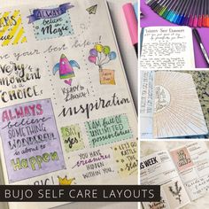 Self Care Journal Ideas You Need In Your Bullet Journal {It's time to embrace mindfulness!} Bullet Journal Planner, Journal D'art, Bullet Journal Quotes, Quotes Affirmations, Fun Memories, Bullet Journal Themes, Journal Quotes