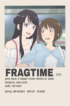 the poster for fragitime shows two young women