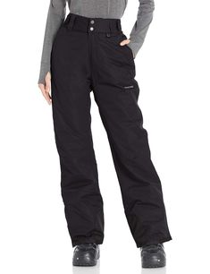 Season after season, the 1800 Arctix Women's Insulated Snow Pants serve as an outstanding value priced ski/snow pants and a versatile cornerstone of the Arctix line. These pants feature a 100% Polyester Dobby shell with ThermaLock W/R + W/P 3000mm Coating, offering a maximum degree of durability and protection from the elements, while allowing a full range of motion. 85 grams ThermaTech Insulation offers warmth in a lightweight, low bulk garment, keeping you warm at temperatures from -20 to +35 Thick Pants, Hiking Pants Women, Black Snow, Modern Mountain, Skiing Outfit, Hiking Women, Hiking Pants, Womens Fleece, Ski Pants