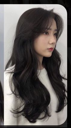 Korean Wavy Hair, Korean Long Hair, Girl Haircut, Trendy Hairstyle, Haircuts Straight Hair