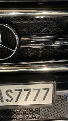 the front grille of a mercedes benz car