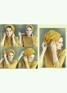 Turban Mode, Scarf Styling, Head Turban, Stile Hijab