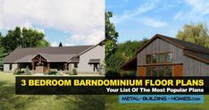 3 bedroom barndoming floor plans your list of the most popular plans