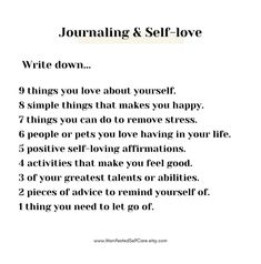 Learning Everyday, Practicing Self Love, Mindfulness Journal