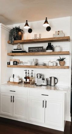 the kitchen is clean and ready to be used as an appliance for cooking